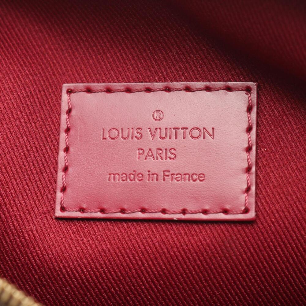 LOUIS VUITTON Brown Coated Canvas Clutch Bag - Picture 4 of 8